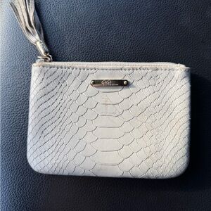 Gigi New York Gray Leather Card Holder